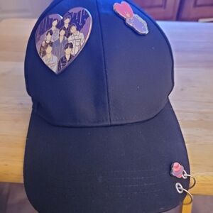 Baseball Cap/Hat BTS Suga Inspired Suga Jin Jhope RM V Jimin JK TaTa Pins